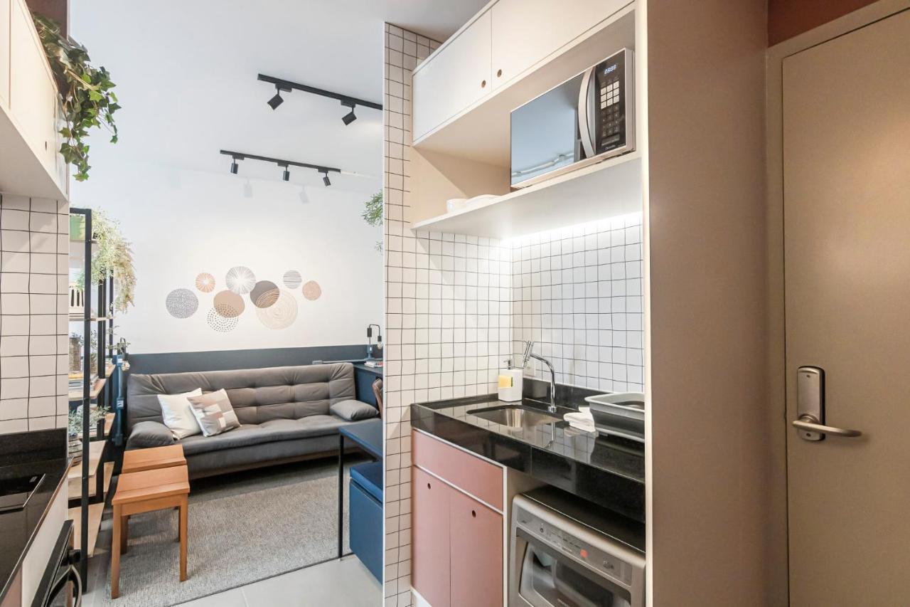 Studio Charme Vila Mariana Com Lava Loucas Apartment Сао Паоло Екстериор снимка